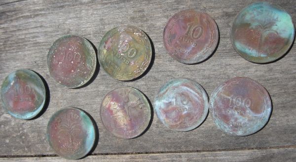 Foreign-Coins-With-Rainbow-Toning