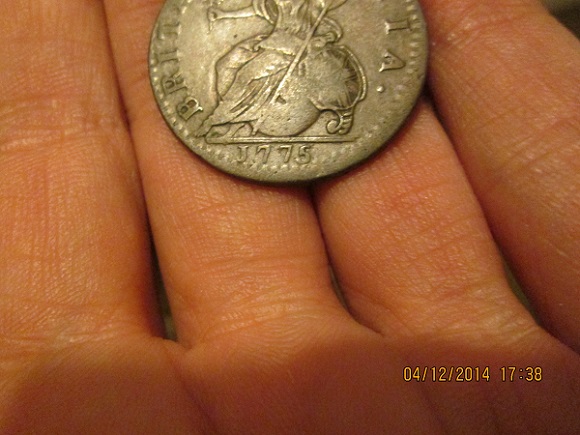 George-III-Half-Penny-1775-Contemparory-Counterfeit