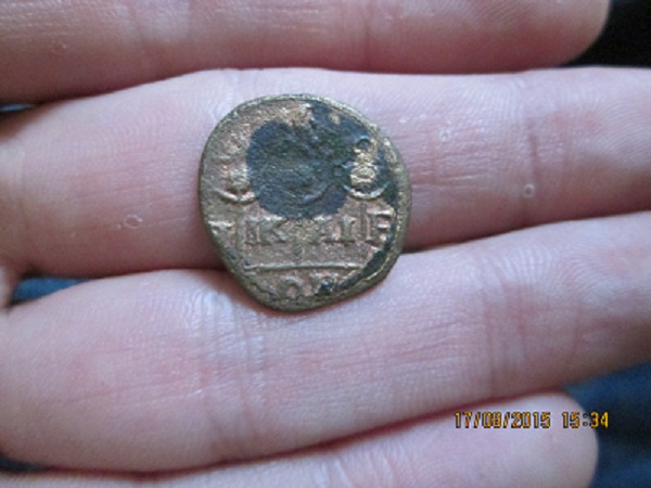 Unusual-Coin?---Faustina-II---Sestertius---Gold-Dipped-?