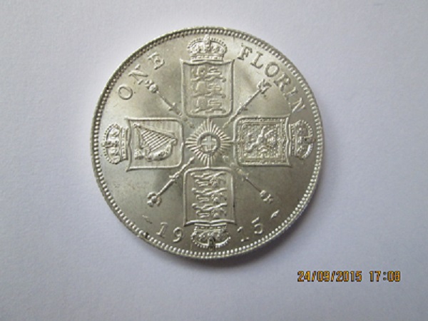 UK-1915-Florin