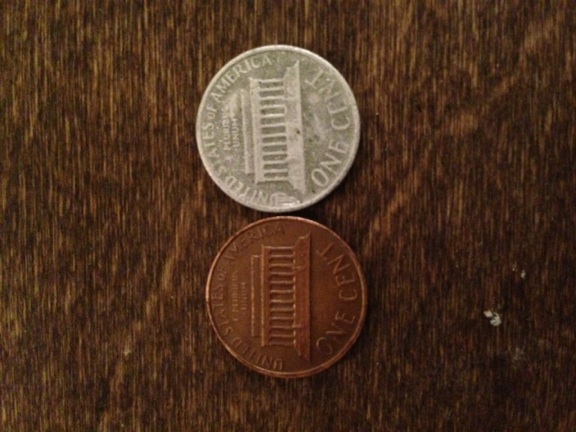 1974-Aluminum-Penny-W/Pics