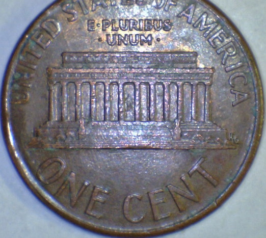 1990-Lincoln-Cent---Struck-Through-?-Cud?