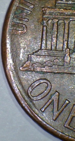 1990-Lincoln-Cent---Struck-Through-?-Cud?