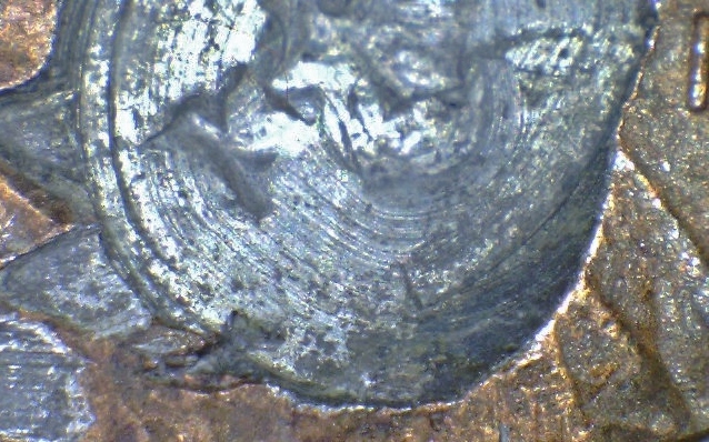 1985-Lincoln-Cent---Struck-Through-Something-?