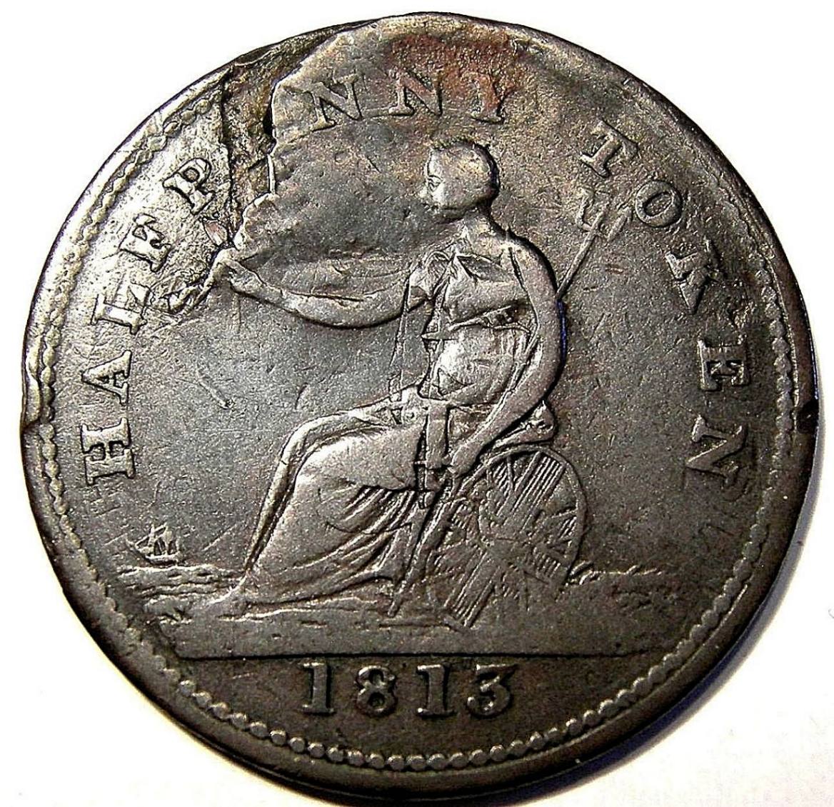 1813-Token-Field-Marshal-Wellington-Clash-Error?--What-Coin