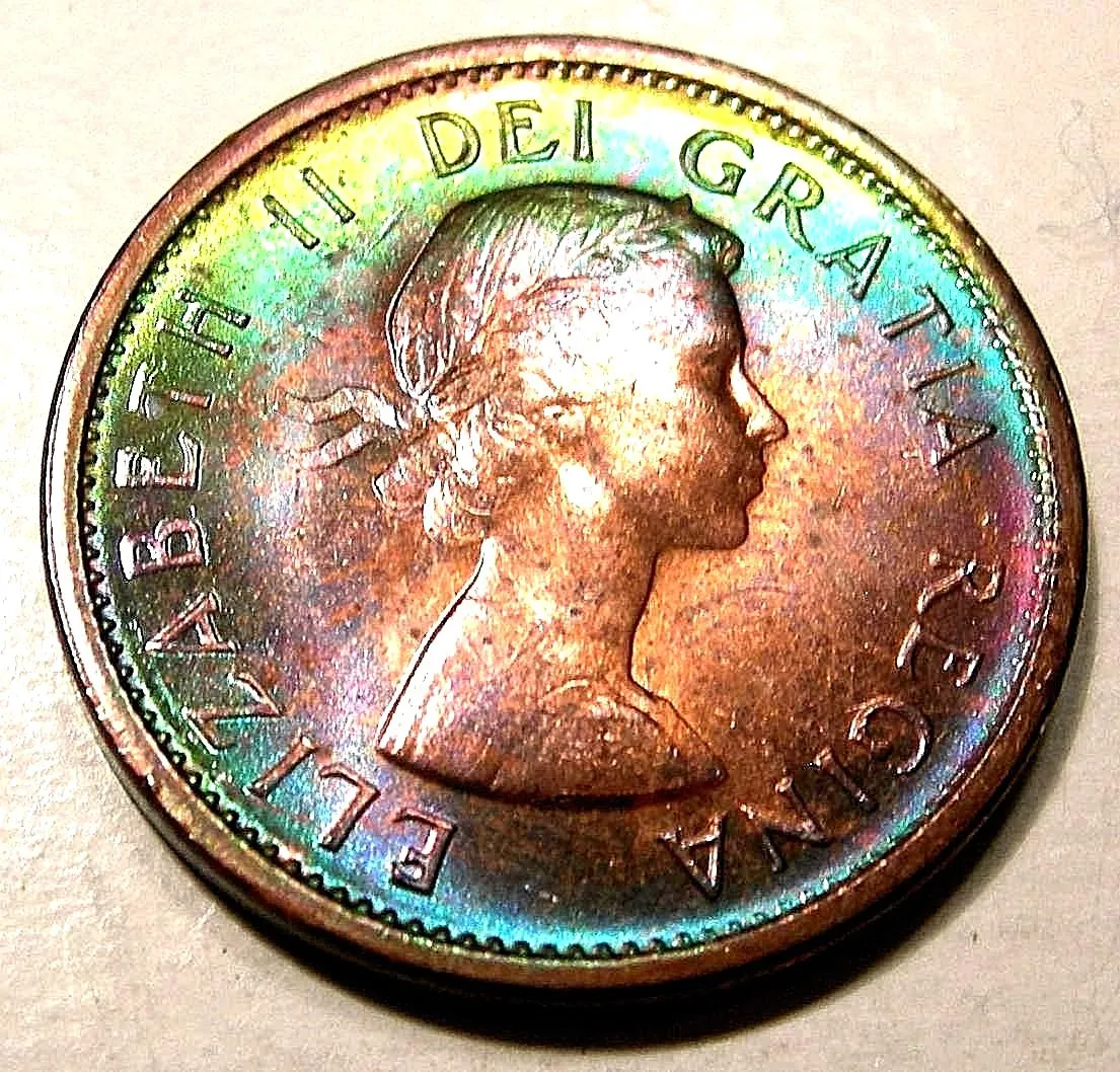 1-Cent-1963---Beautiful-Rainbow-+-A-Rainbow