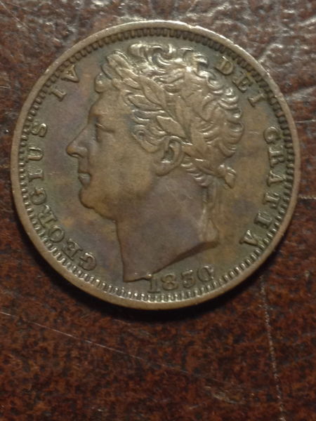 1830-Half-Farthing-,-Rare-Variety?