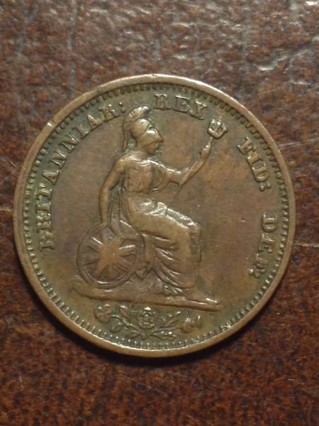 1830-Half-Farthing-,-Rare-Variety?