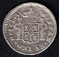 Colonial-Spanish-Silver-To-ID-Id:-Spanish-Colonial-1/4-Reales-And-1-Real-From-Mexico-And-Chile