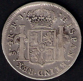 Colonial-Spanish-Silver-To-ID-Id:-Spanish-Colonial-1/4-Reales-And-1-Real-From-Mexico-And-Chile