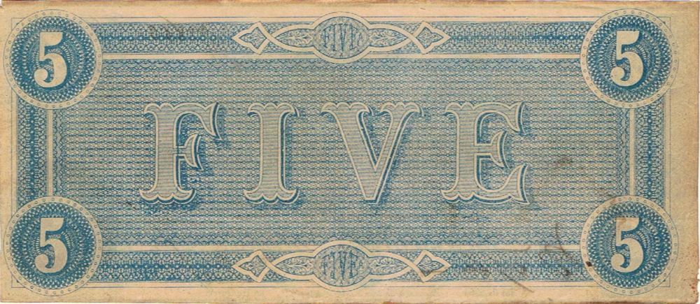 Confederate-States-Of-America-5-Dollars-And-Repro.