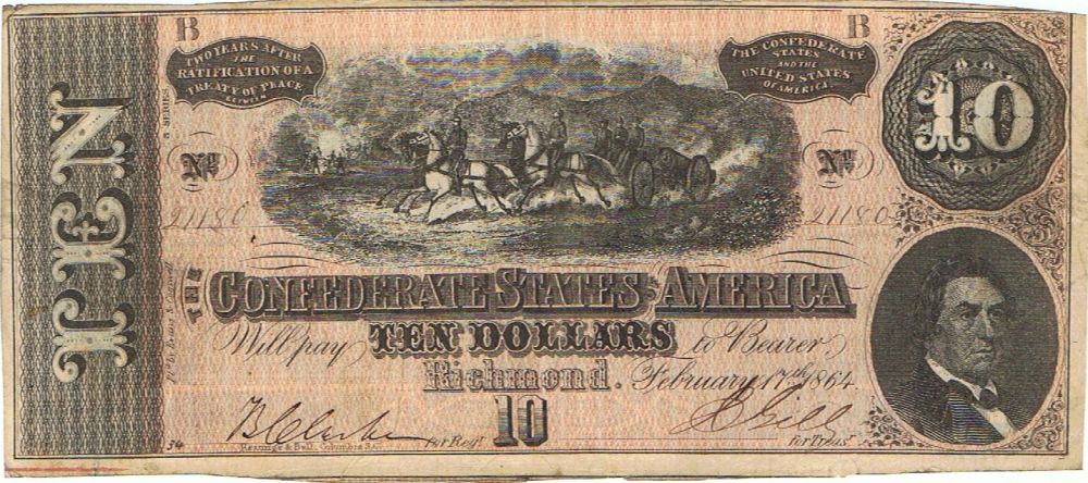 Confederate-States-Of-America-5-Dollars-And-Repro.