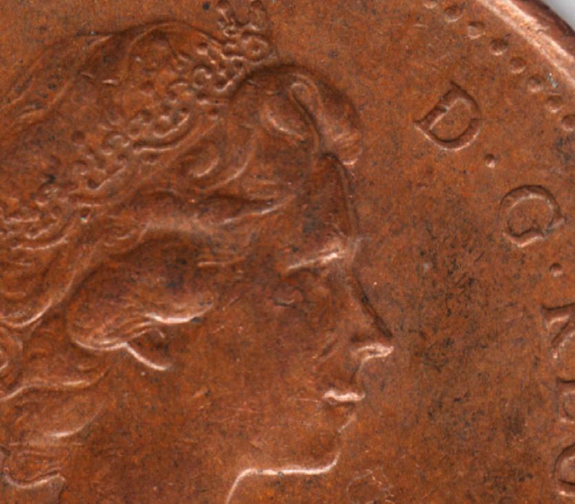 1979-Cent-Double-Forehead-On-Queen.
