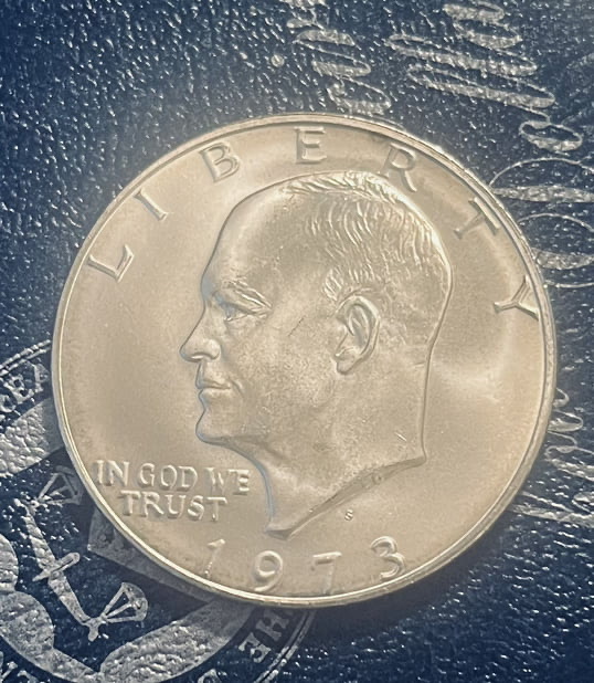 1973-S-Eisenhower-Dollar