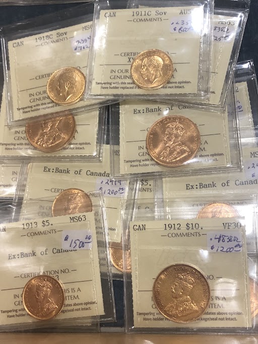 Red-River-Stamps-And-Coin-Show-In-Headingley,-Manitoba.