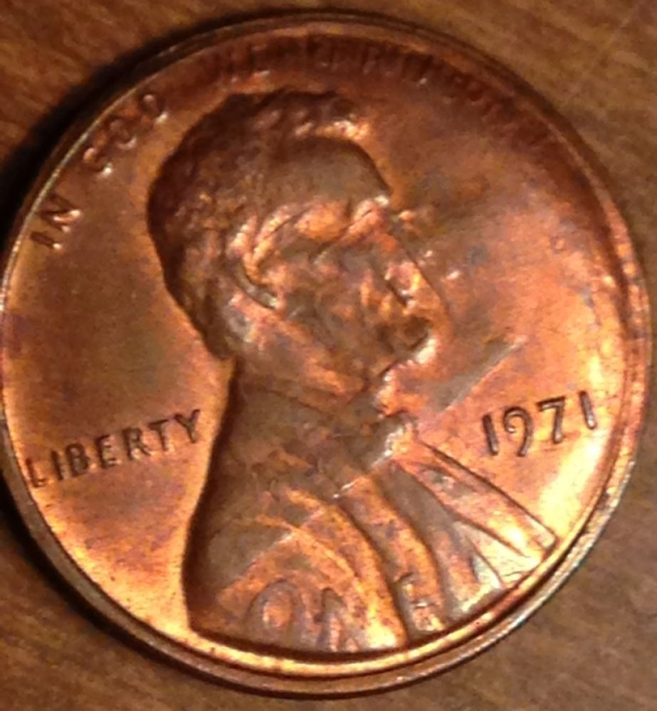 Multiple-Rotated-Struck-Flip-Over-Strike-In-Collar-1971-Lincoln-Cent