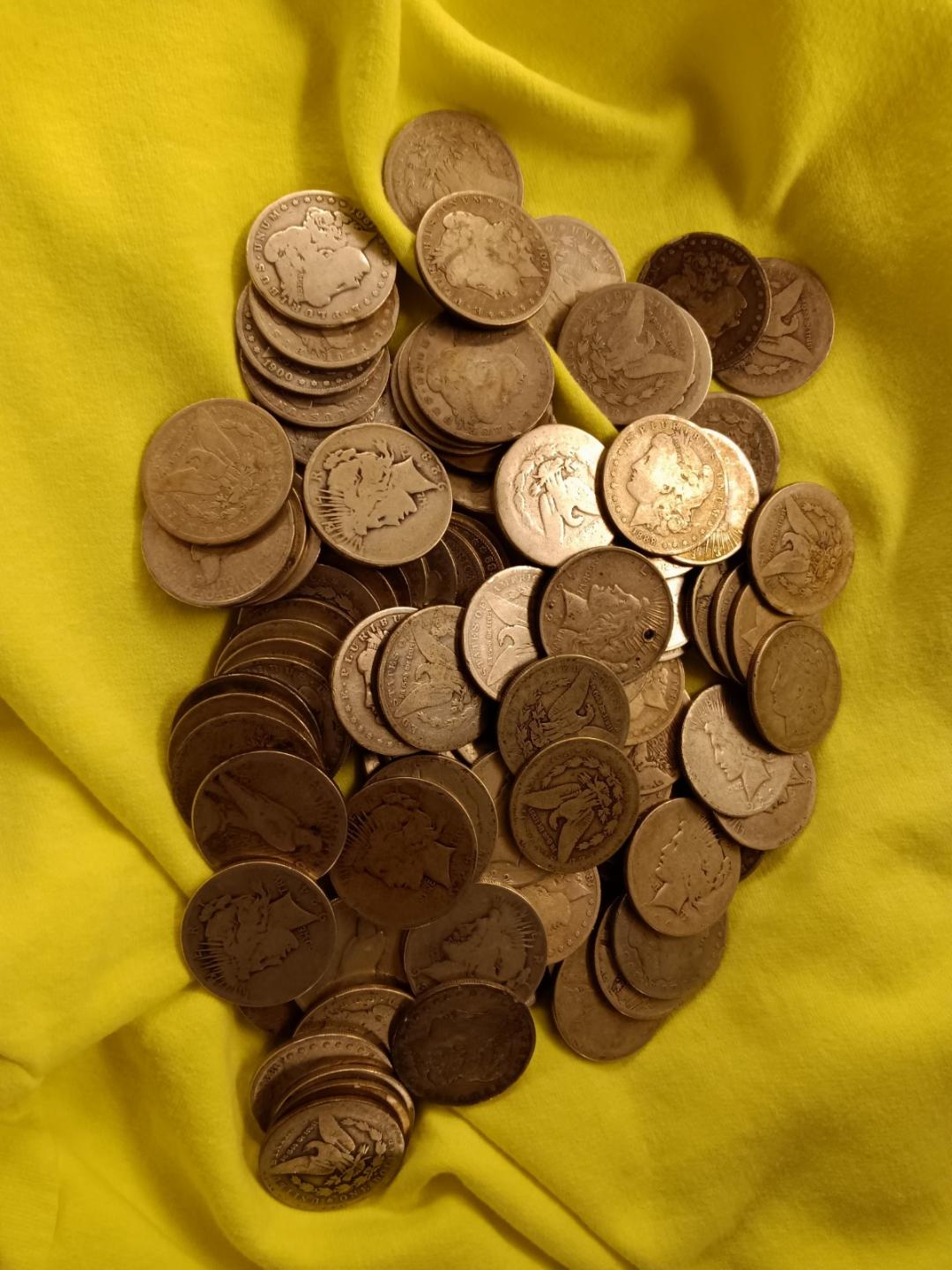 My-First-Purchase-Of-The-Year,-Some-Cull-Silver-Dollars