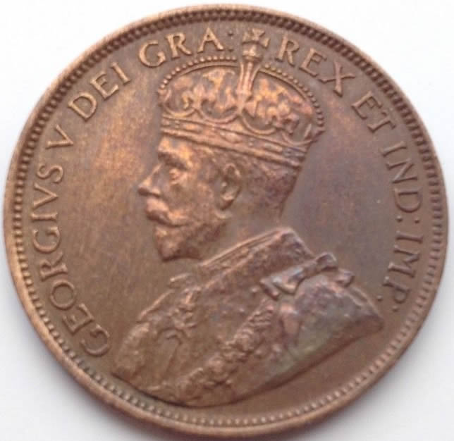 Help-Grading-1917-Newfoundland-One-Cent-With-Red