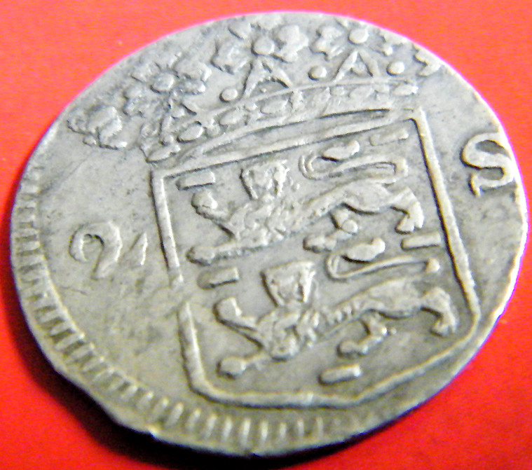 1724/3-Overdate,-2-Stuiver,-West-Frisia-Dutch-East-Indies