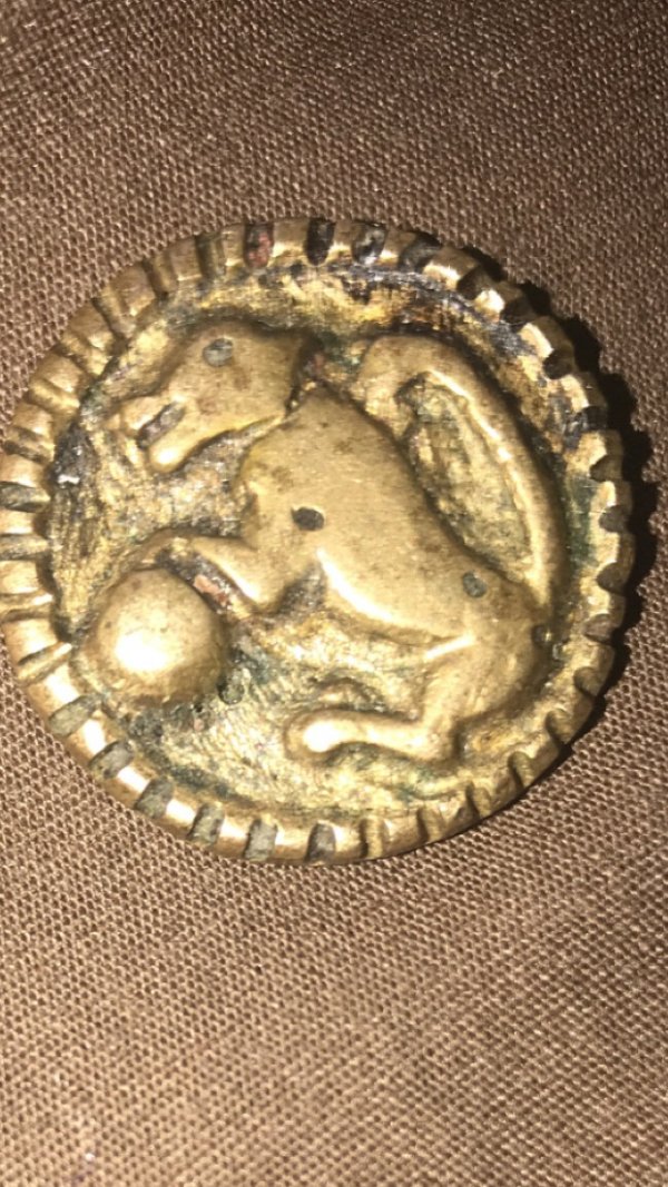 Can-Someone-Help-Me-Identify-This-Coin?--It-May-Be-Spanish...Likely-Broach-Or-Button