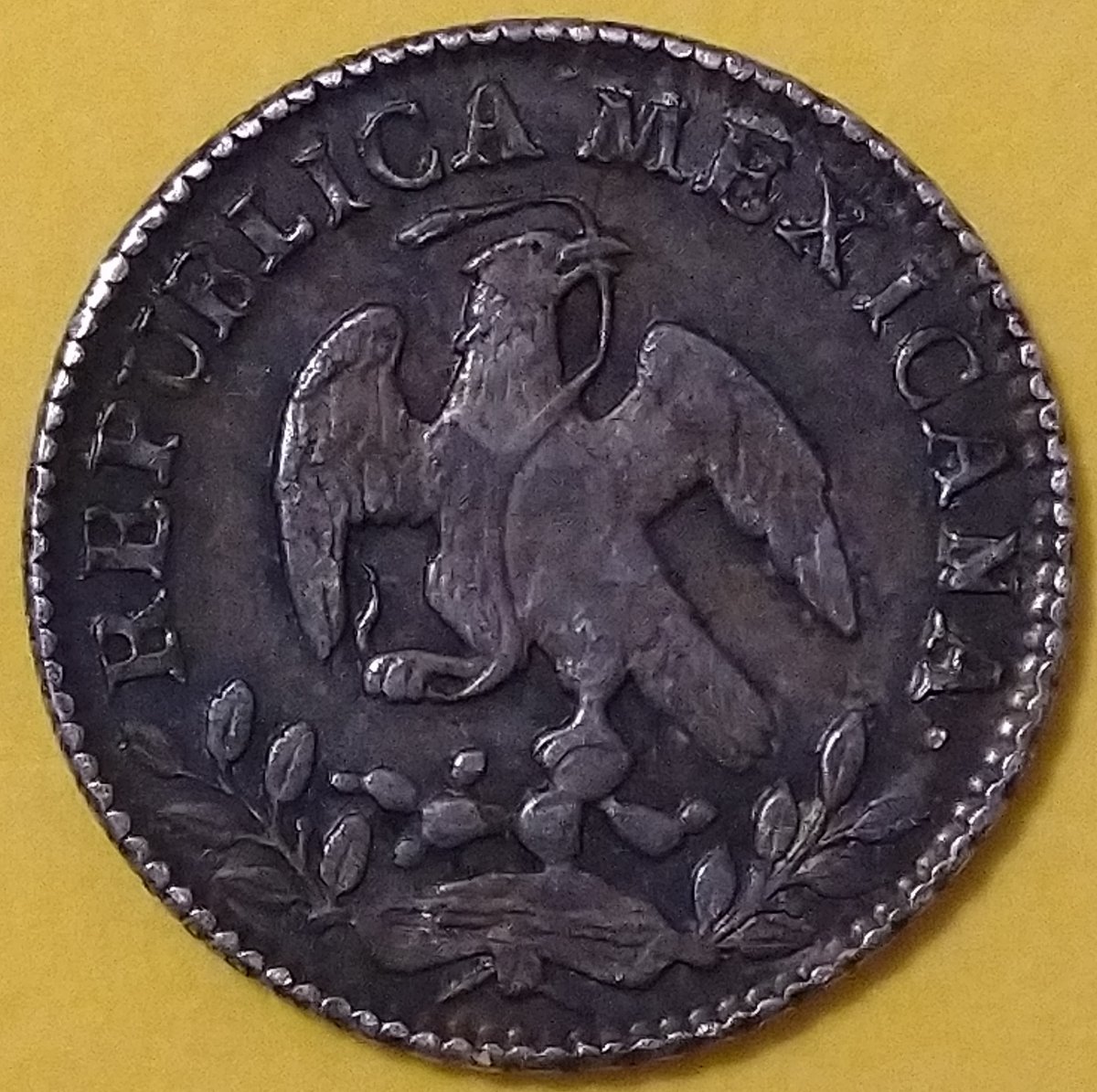 Please-Grade-And-Give-Opinion-Of-Eye-Appeal.-1859-Mexico-1/2-Reale