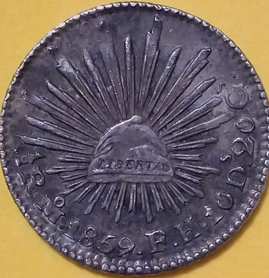 Please-Grade-And-Give-Opinion-Of-Eye-Appeal.-1859-Mexico-1/2-Reale