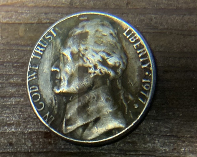 1977-D-Nickel-Lamination-Error-Or-Damage?