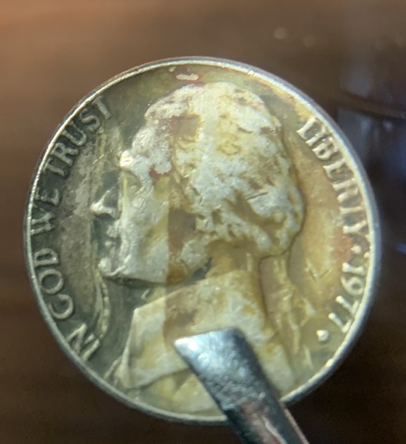 1977-D-Nickel-Lamination-Error-Or-Damage?