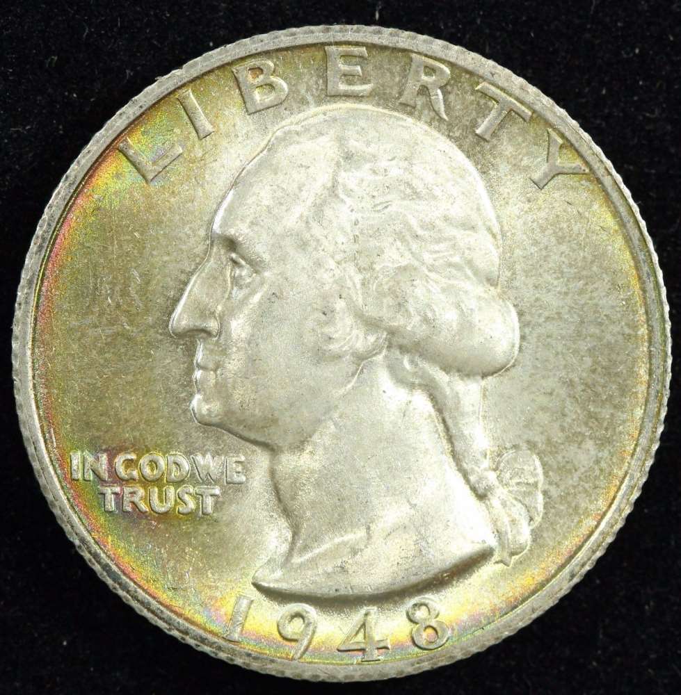Grade-Help-With-A-1948-S-Toned-Quarter---New-Addition-To-Our-Collection