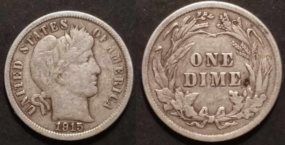 1915-&-1916-Barber-Dimes-For-Grading