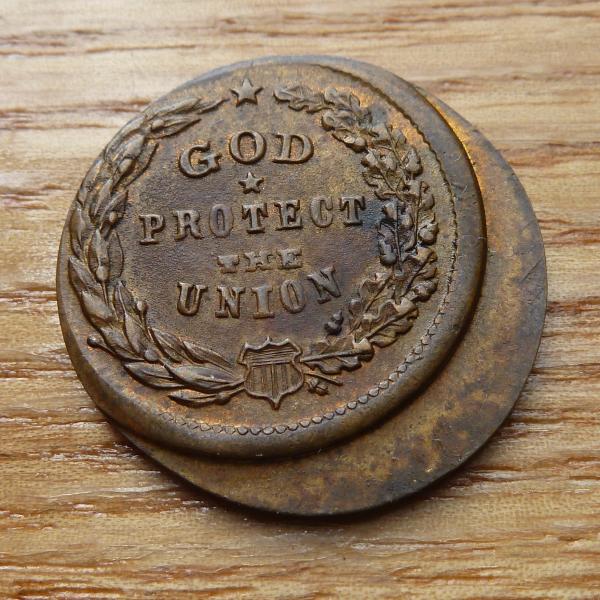 Civil-War-Token---Value-Of-Off-Center-Error