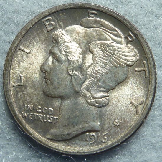 1916-Mercury-Dime-#2