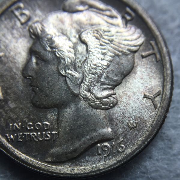 1916-Mercury-Dime-#2