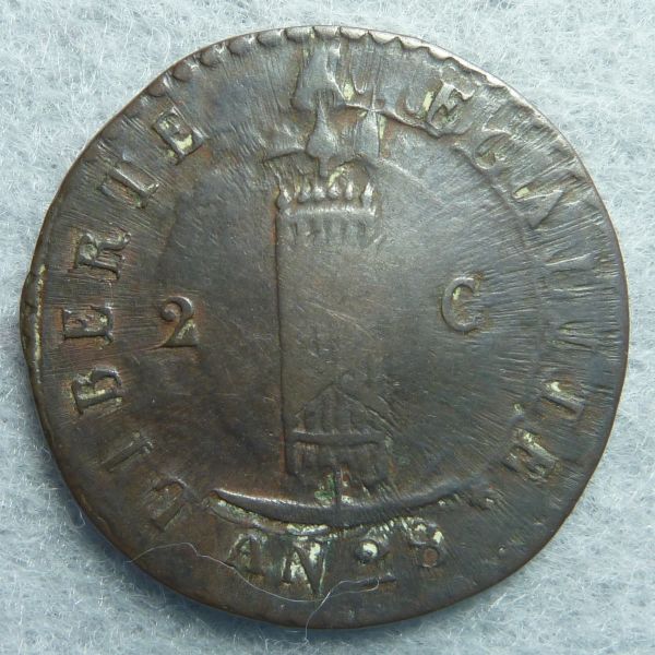 1831-Haiti-Deux-Centimes