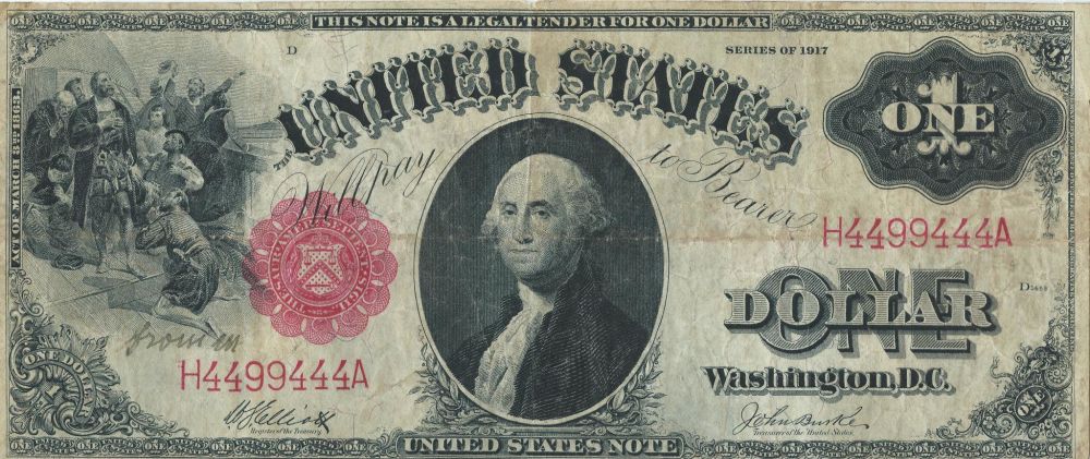 Series-Of-1917-$1-Fancy-Serial-Number