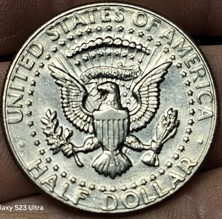 1986-P-Kennedy-Half-Extra-Outer-Ring-On-Onverse-And-Reverse