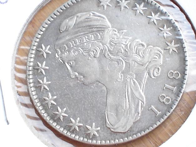 1818-Bust-Half
