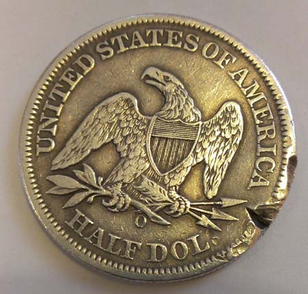 1859-O-Half-Dollar-Damaged---Good-Deal?
