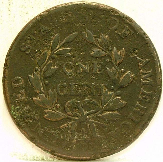 1802-Large-Cent---Nice-Details,-But-Pitted-And-Corroded