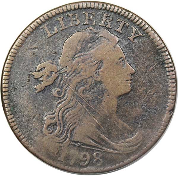 1798-Large-Cent-For-Grade
