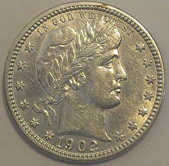 Barber-Quarter-1902-O