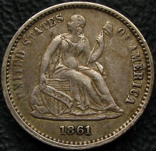 1861/0-Half-Dime