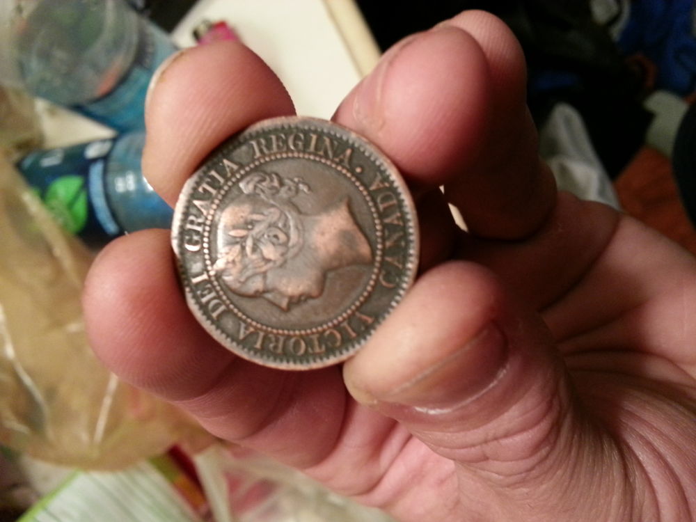 1859-Canadian-Penny;-Copper-Or-Brass?