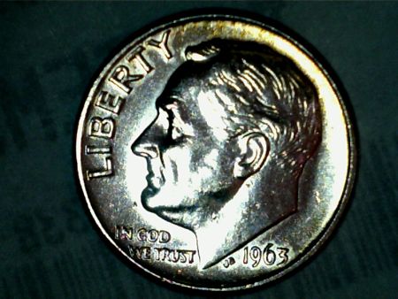 1942-Mercury-Dime,-1963-Roosevelt-Dime-