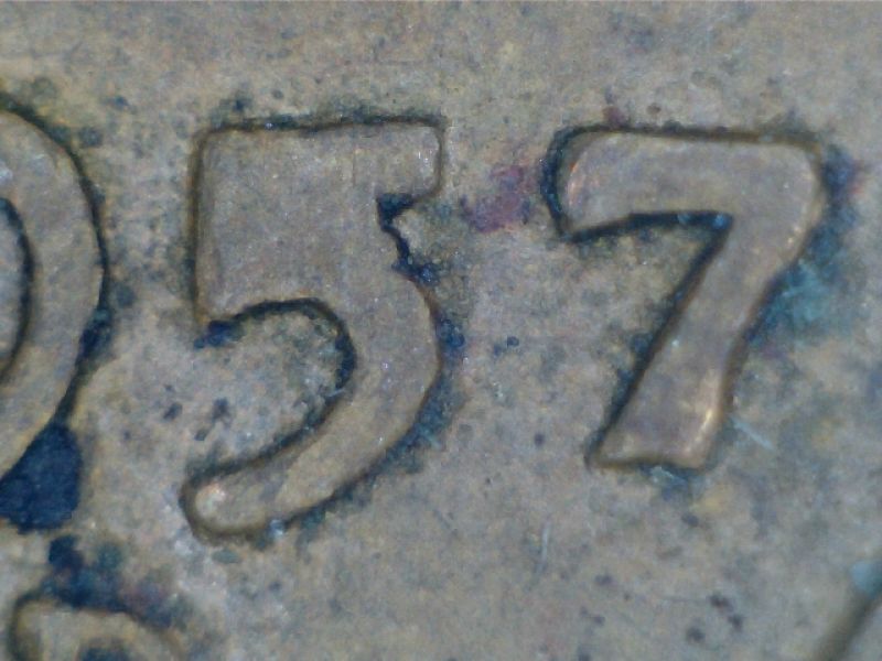 1957-D-Die-Chips