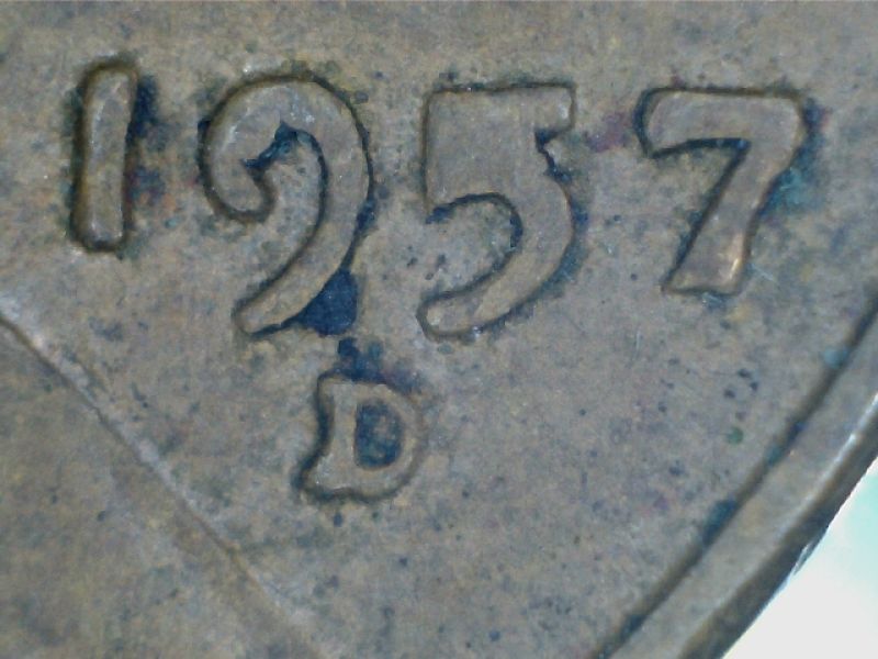 1957-D-Die-Chips