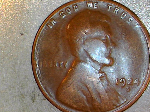 1924-S-Lincoln-Wheat-With-Die-Clash-On-The-Reverse