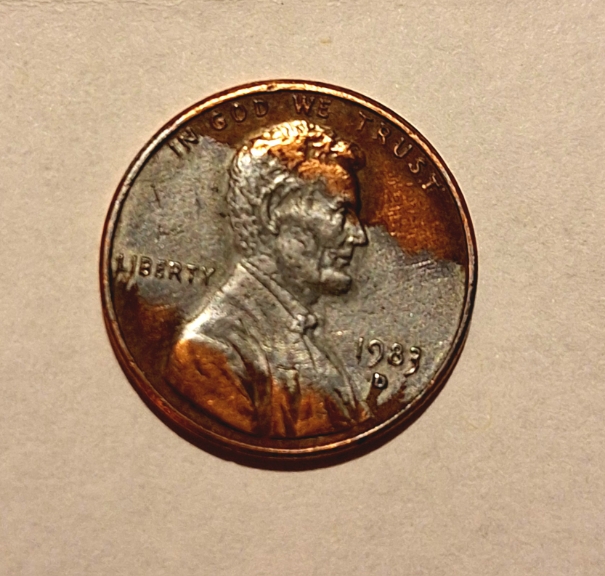 1983-D-Lincoln-Penny-Possible-Clad-Error?