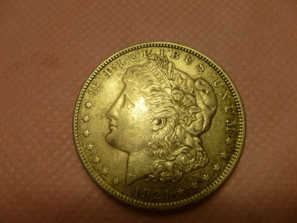 1819-Large-Cent-And-1921-Morgan