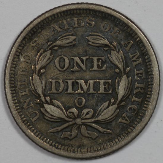 1854-O-Dime